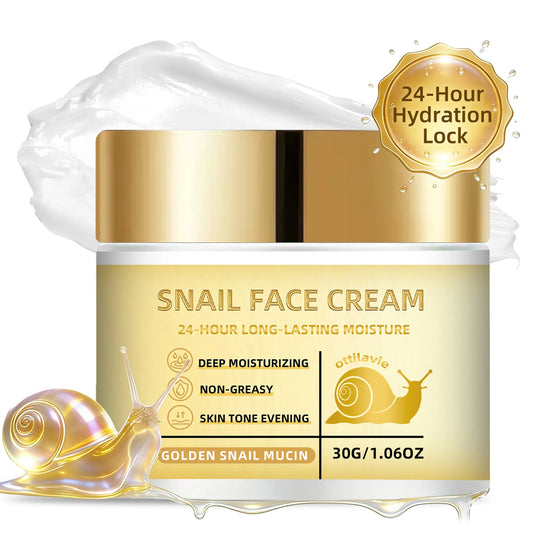 Ottilavie Snail Face Cream – Hydrating Moisturizer All Skin Snail Face Cream Oasis Select