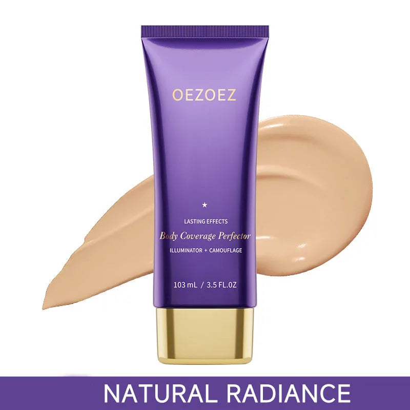 Body Coverage Perfector+ Buffer Brush - Flawless Body Makeup, Concealer for Scars, Spots, Veins, Tattoos and More Blend Cosmetic Peaceful Pleasures Health and Wellness NATURAL RADI