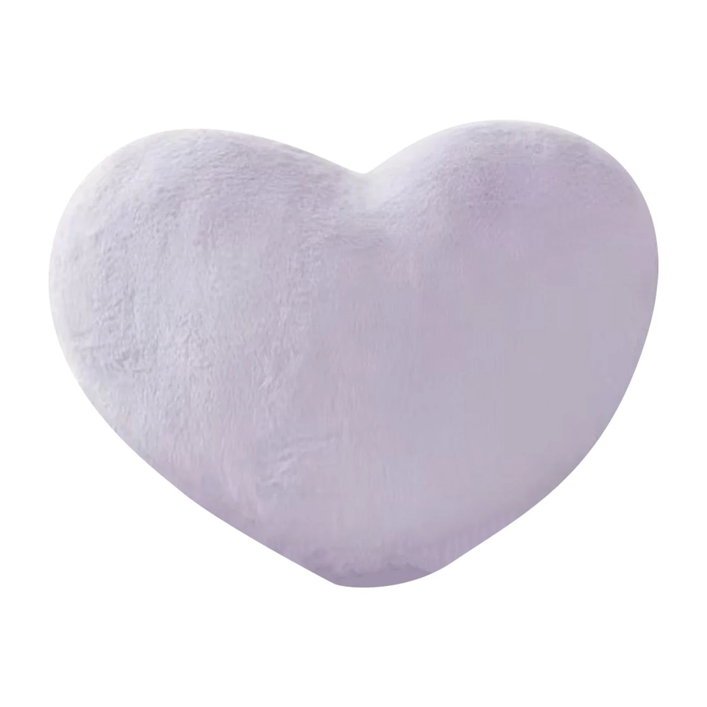 Heart Shaped Plush Throw Pillow – Valentine's Love Cushion Gift