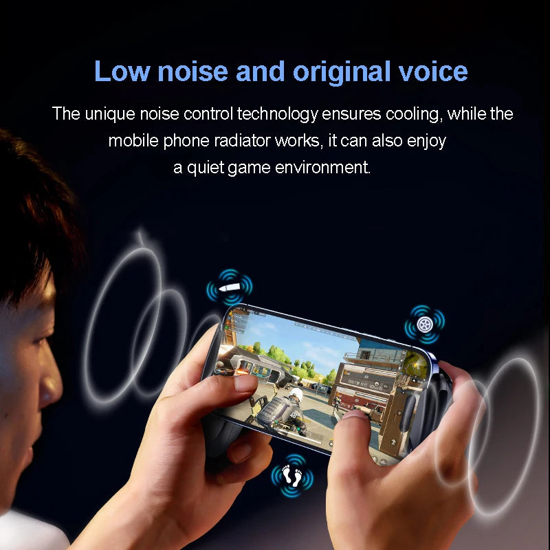 Cooling Fan For Mobile Phone Radiator Portable Cooler Gamer For Cell Phone Cooler Fan Smartphone Cooler Cell Cooling Plate Mini Peaceful Pleasures Health and Wellness