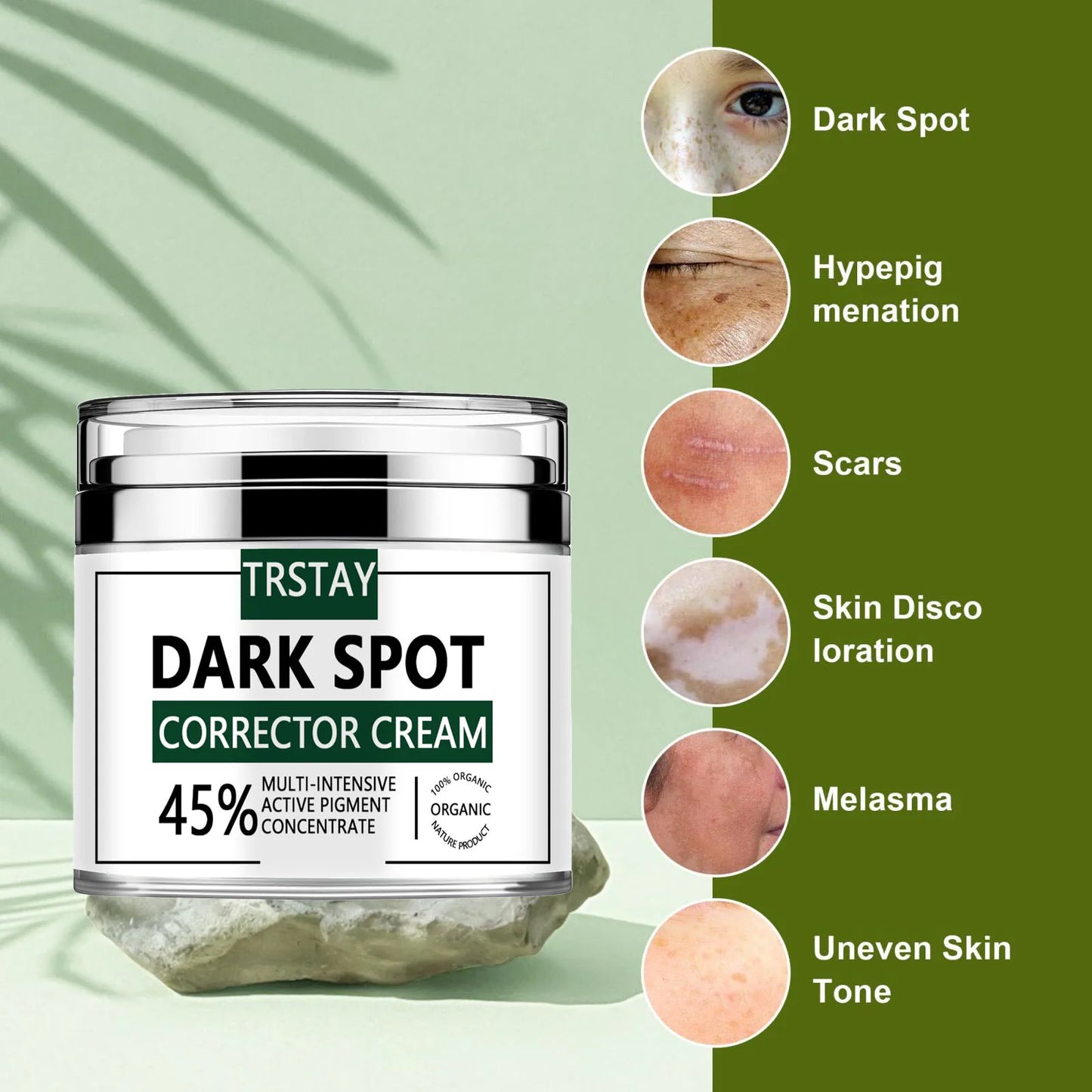 ENVISHA Dark Spot Remover Corrector for Face and Body, Dark Spot Corrector Cream,Moisturizer-Remover Sun Spot, Peaceful Pleasures Health and Wellness