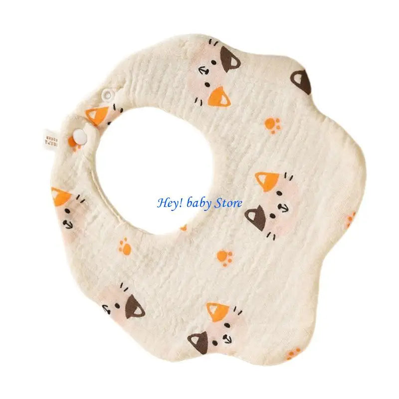 Soft Cotton Baby Bibs – Breathable & Absorbent Infant Drool Bib
