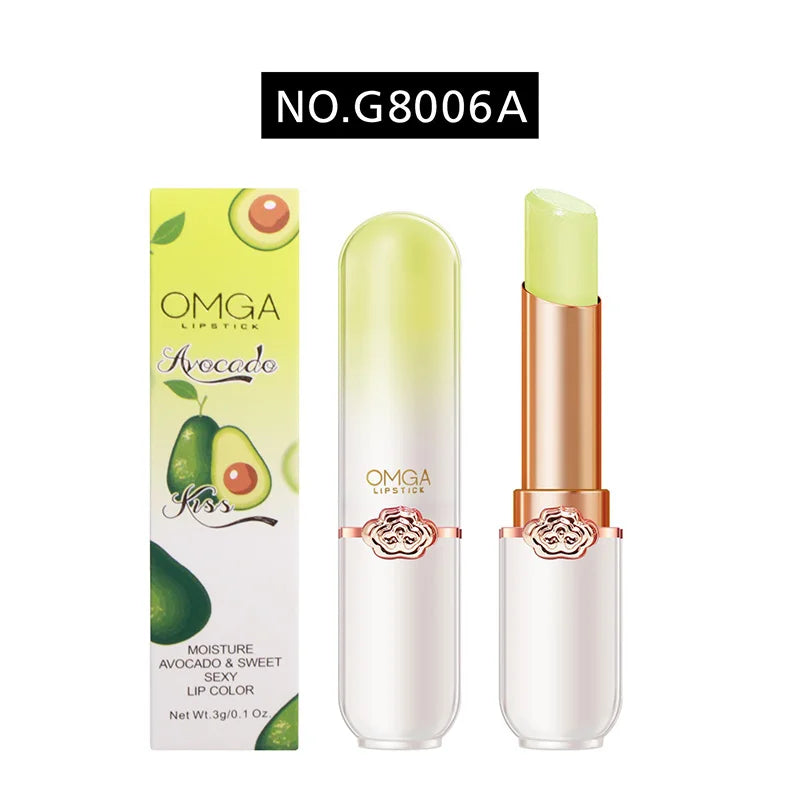GECOMO Color-Changing Lip Balm | Peach Moisturizing Jelly Lipstick