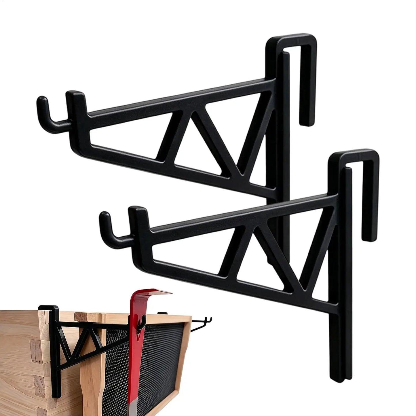 2-Pack Beehive Frame Holder Perch Stand | Heavy Duty Beekeeping