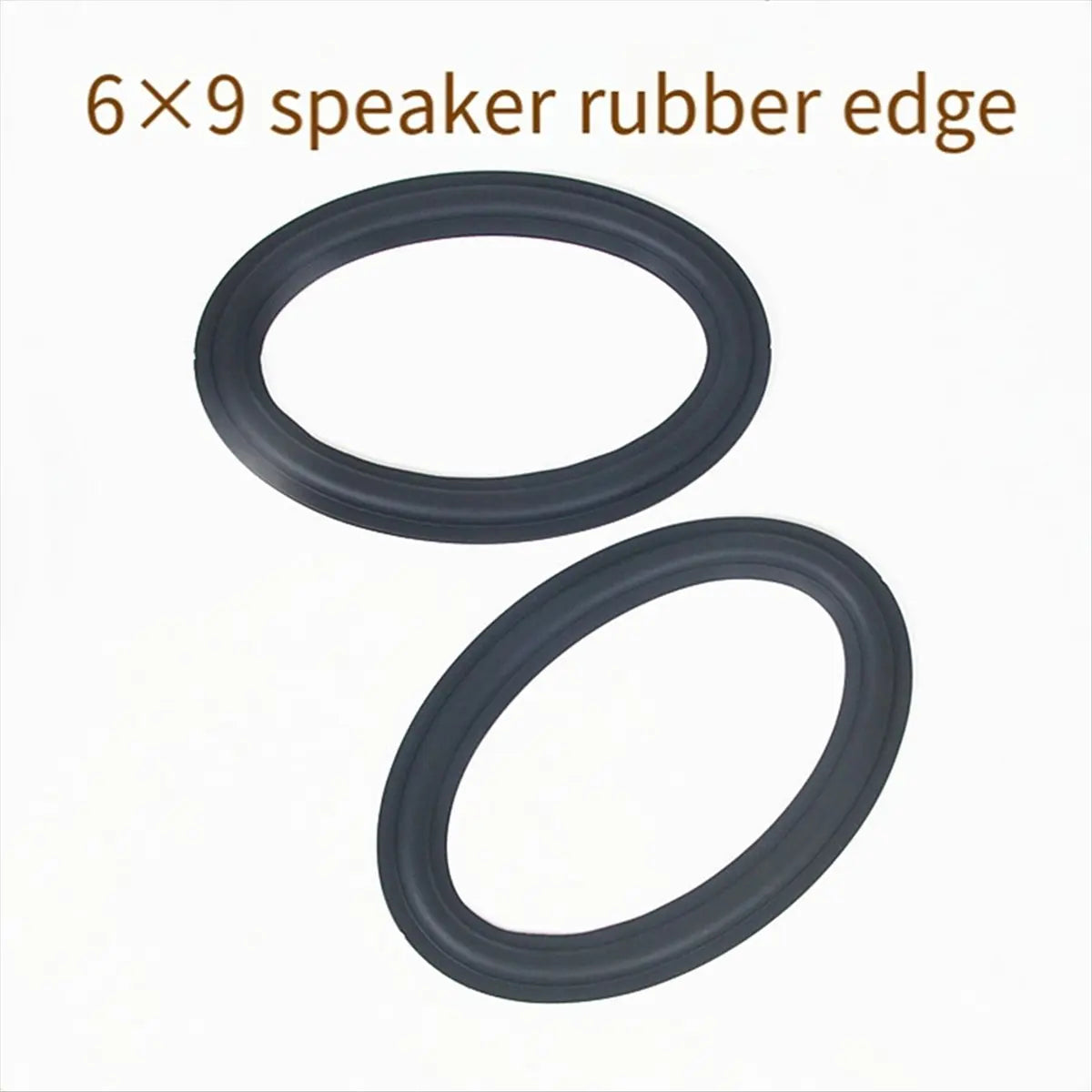 (ABDH) 2Pcs 6x9 Inch Car Speaker Repair Kit Rubber Surrounds DIY Folding Edge Sound Box Suspension Repair Parts Peaceful Pleasures Health and Wellness
