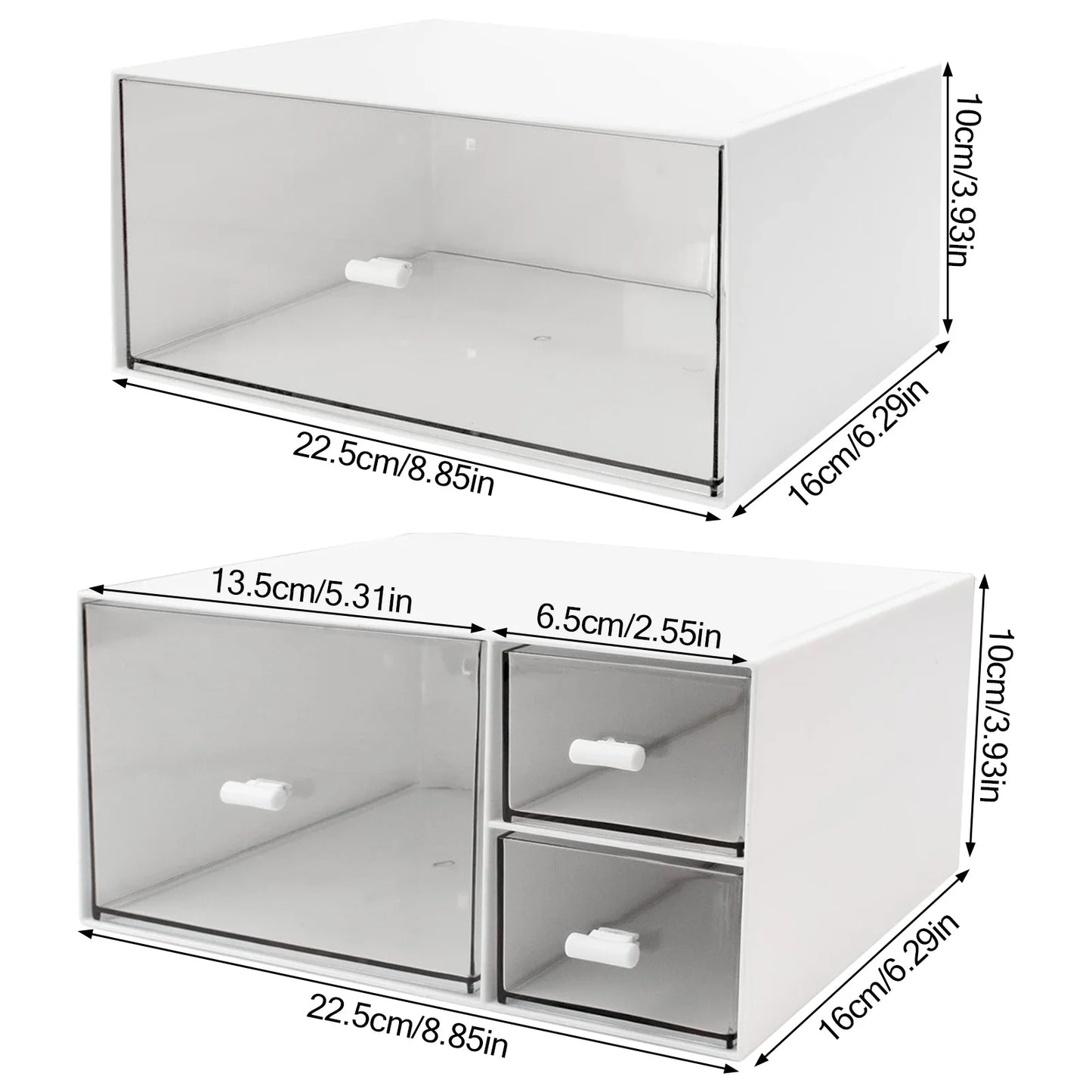 Stackable Drawer Organizer Boxes Space Saving Stackable Drawer Units for Bedroom Dorm Closet Kitchen Peaceful Pleasures Health and Wellness
