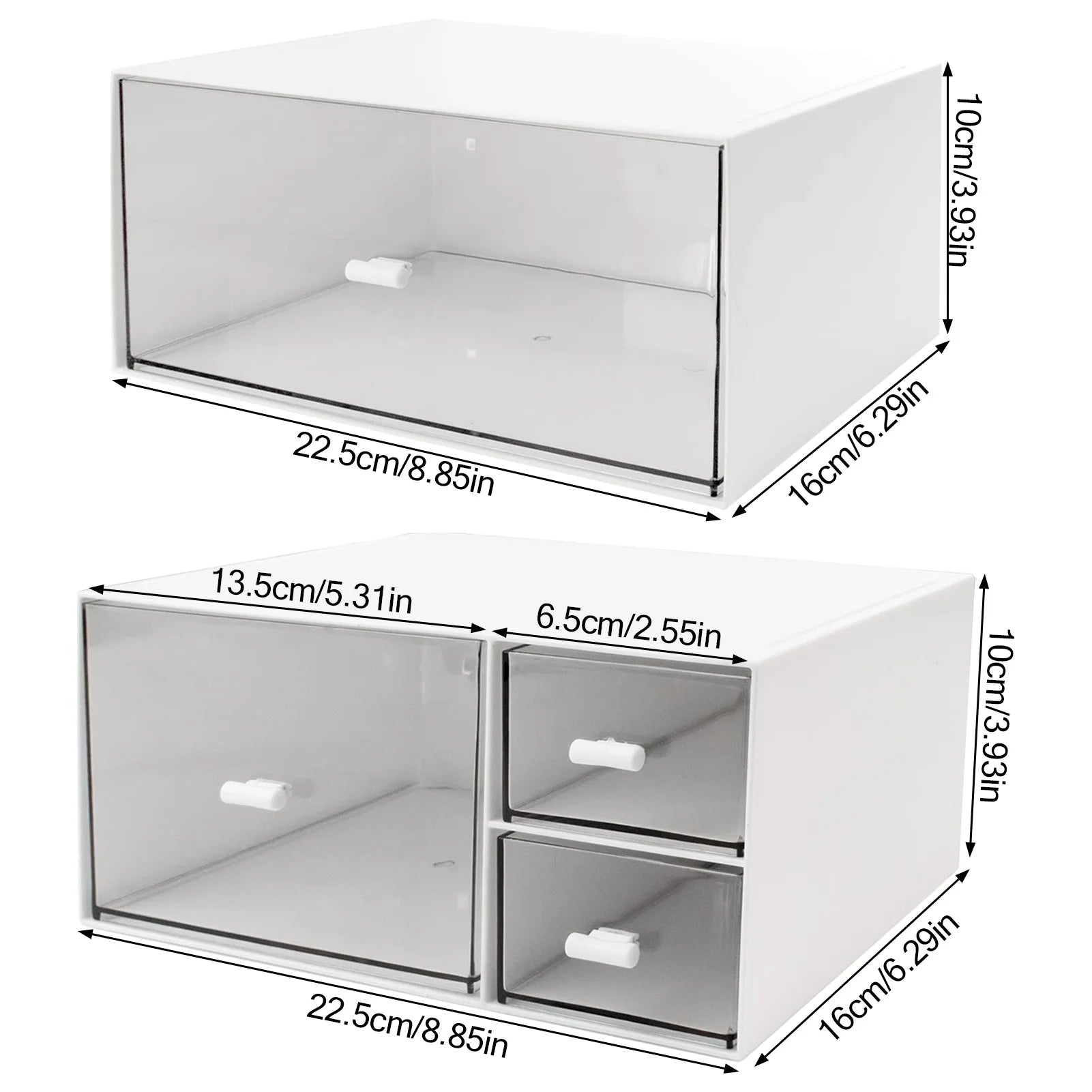 Stackable Drawer Organizer Boxes Space Saving Stackable Drawer Units for Bedroom Dorm Closet Kitchen Peaceful Pleasures Health and Wellness