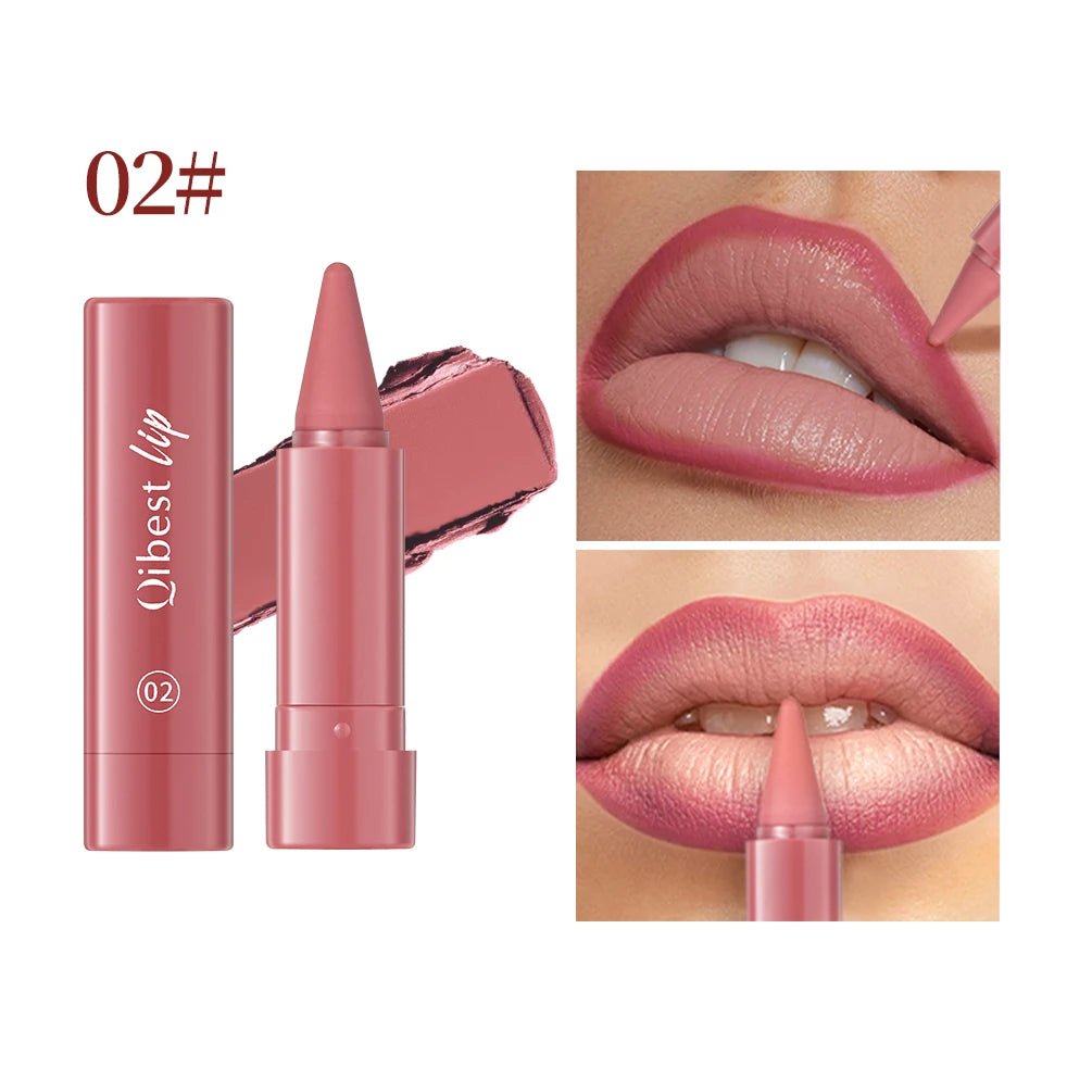 Tapered Gradient Lip Liner Matte Nude Brown Velvet Lipstick Waterproof Non Sticky Contouring Tint Lipliner Crayon Lip Makeup Peaceful Pleasures Health and Wellness 02