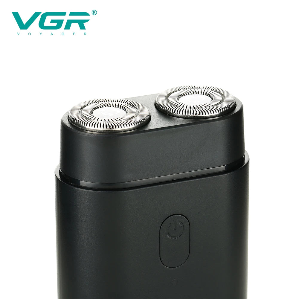 VGR 341 mini single blade cordless beard trimmer razor rechargeable foil electric face body shaver for men home shaving razor Peaceful Pleasures Health and Wellness