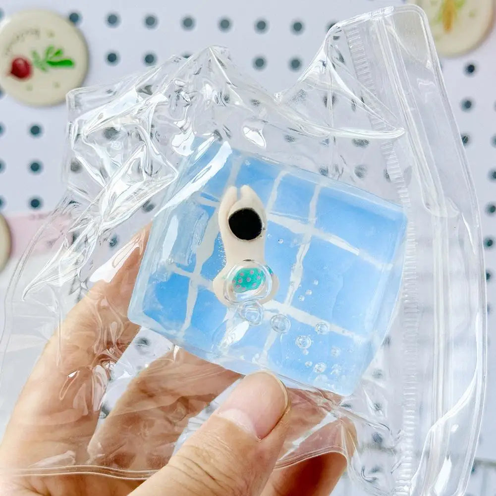 Random Cute Squishy Toy Clear Swimming Pool Squeeze Ball Creative