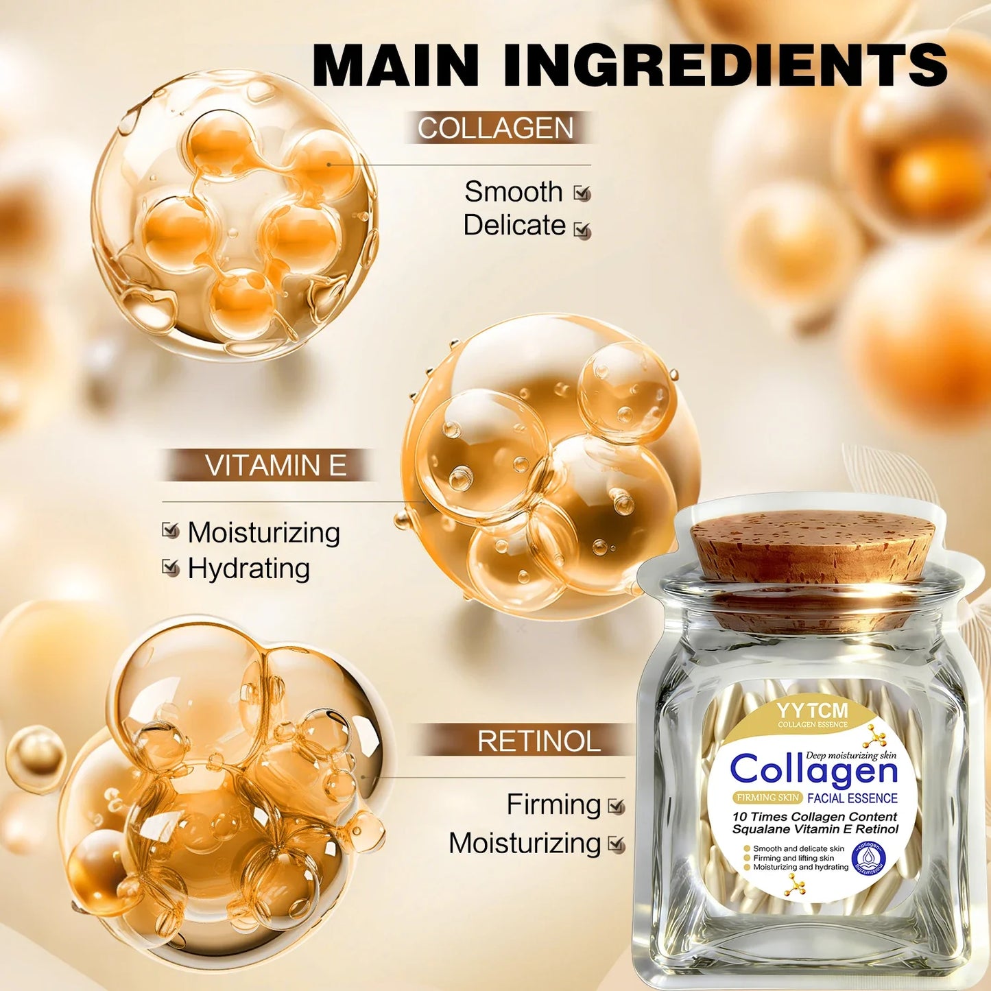 Collagen Firming Capsule Serum with Squalane & Retinol