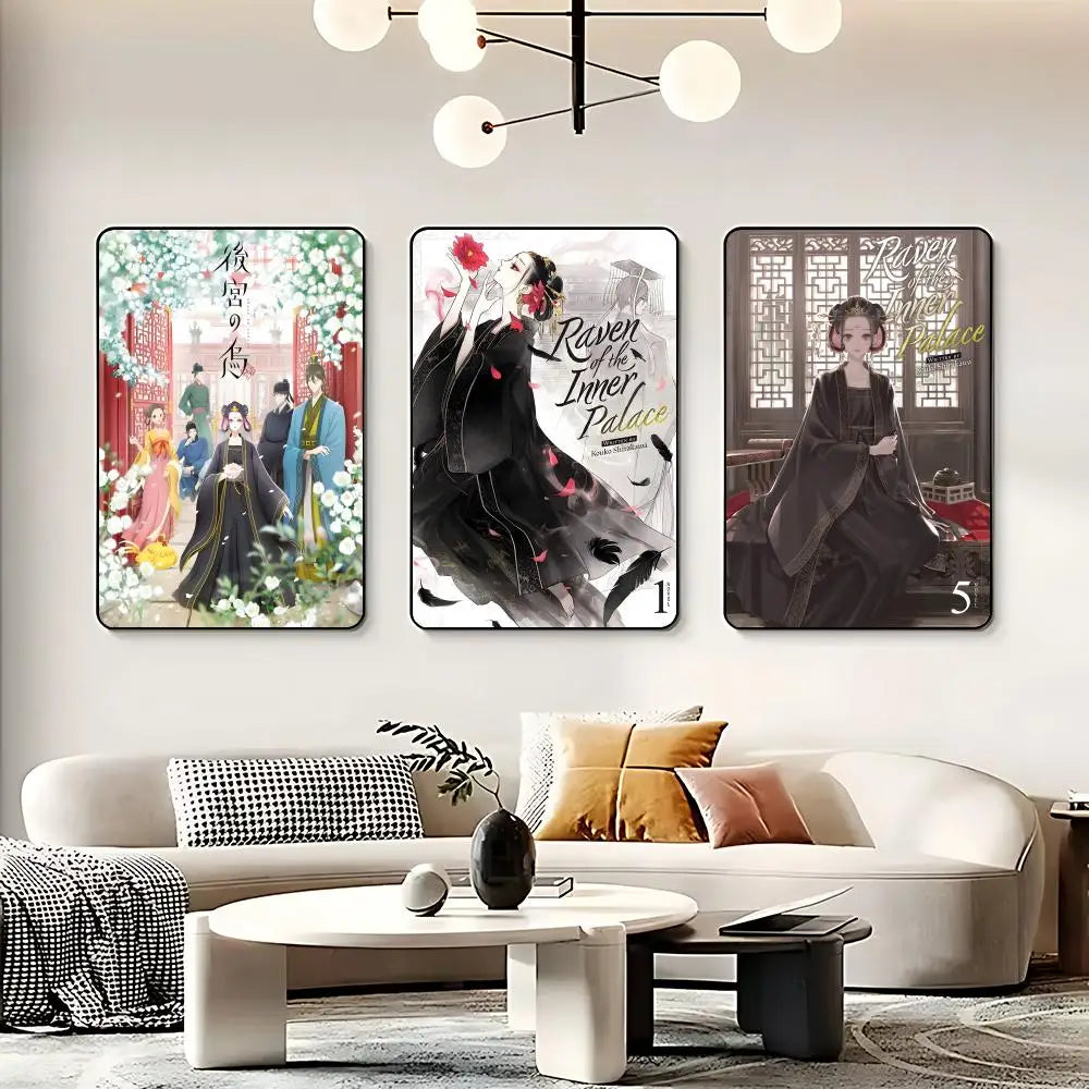 Raven of the Inner Palace Anime Poster | HD Self-Adhesive Wall Art Anime Wall Poster Peaceful Pleasures Health and Wellness