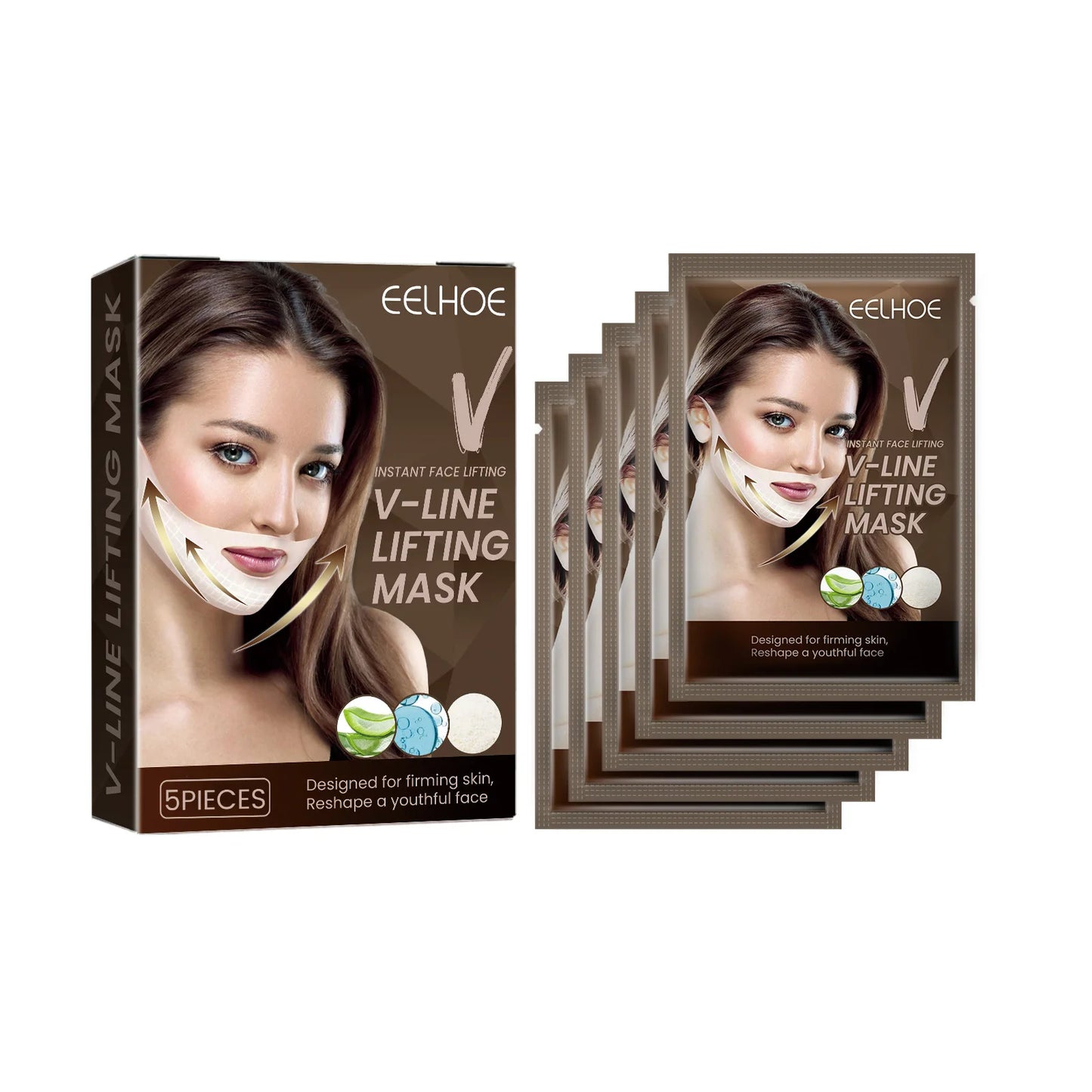 EELHOE Face Lifting Mask for Tightening Skin Peaceful Pleasures Health and Wellness