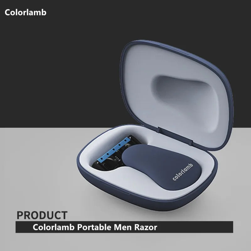 Portable 5-Blade Travel Razor for Men – Compact Mini Shaver Manual Travel Razor Peaceful Pleasures Health and Wellness