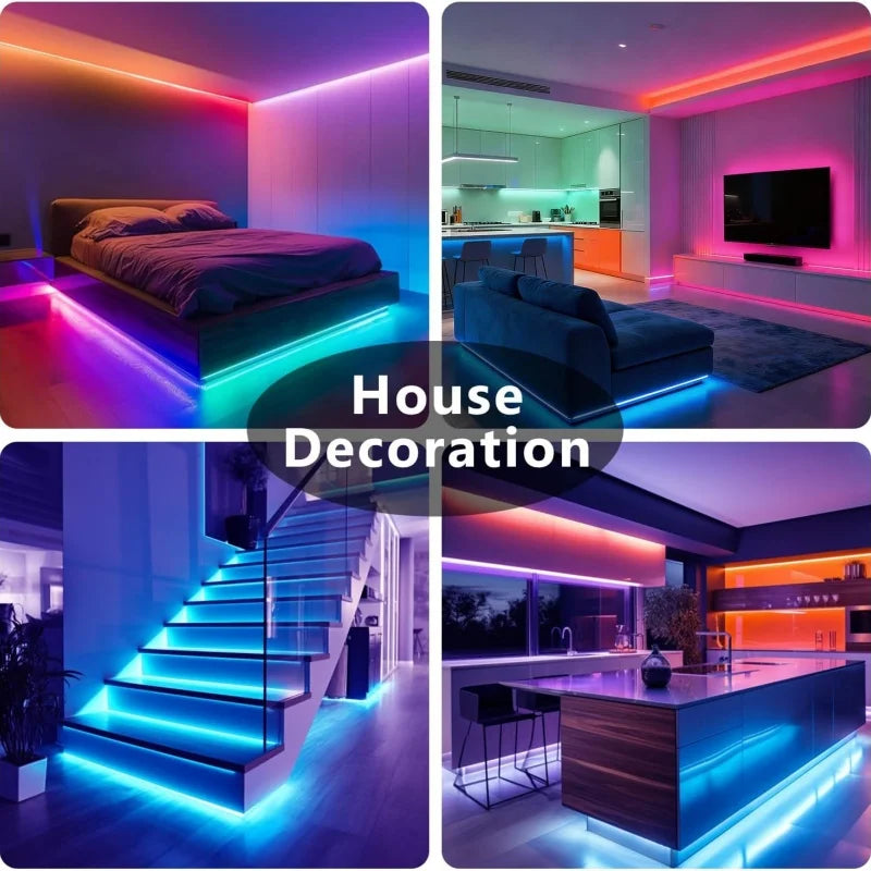 RUNTOIN RGB LED Strip Lights USB 5V App Control Color Changing