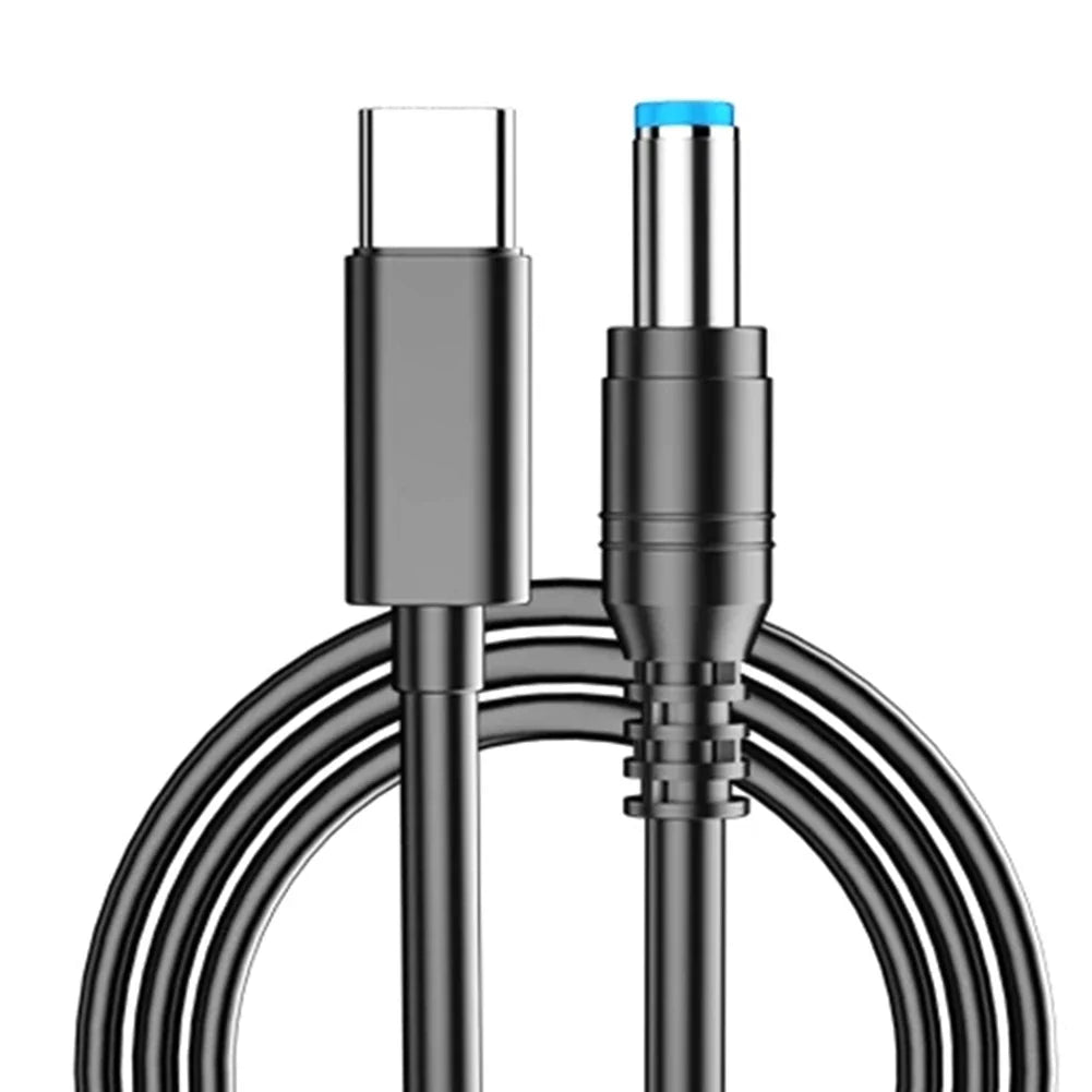 PD 100W USB-C to DC 5525 Power Cable – 9V 12V 15V 20V