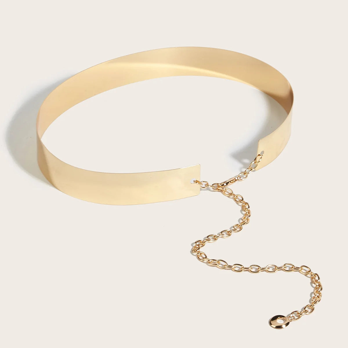 Classic Golden Metal Belt Trendy Adjustable Waist Chain Elegant Dress Girdle Body Jewelry For Women Daily Use Peaceful Pleasures Health and Wellness