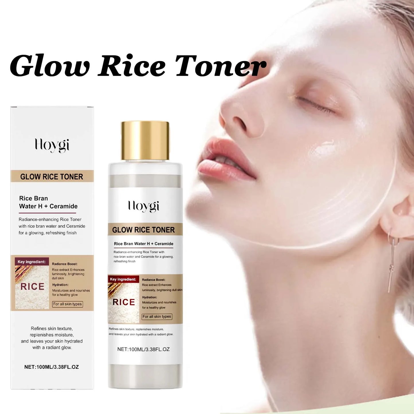 Hoygi Rice Toner – Brightening, Hydrating & Pore Refining