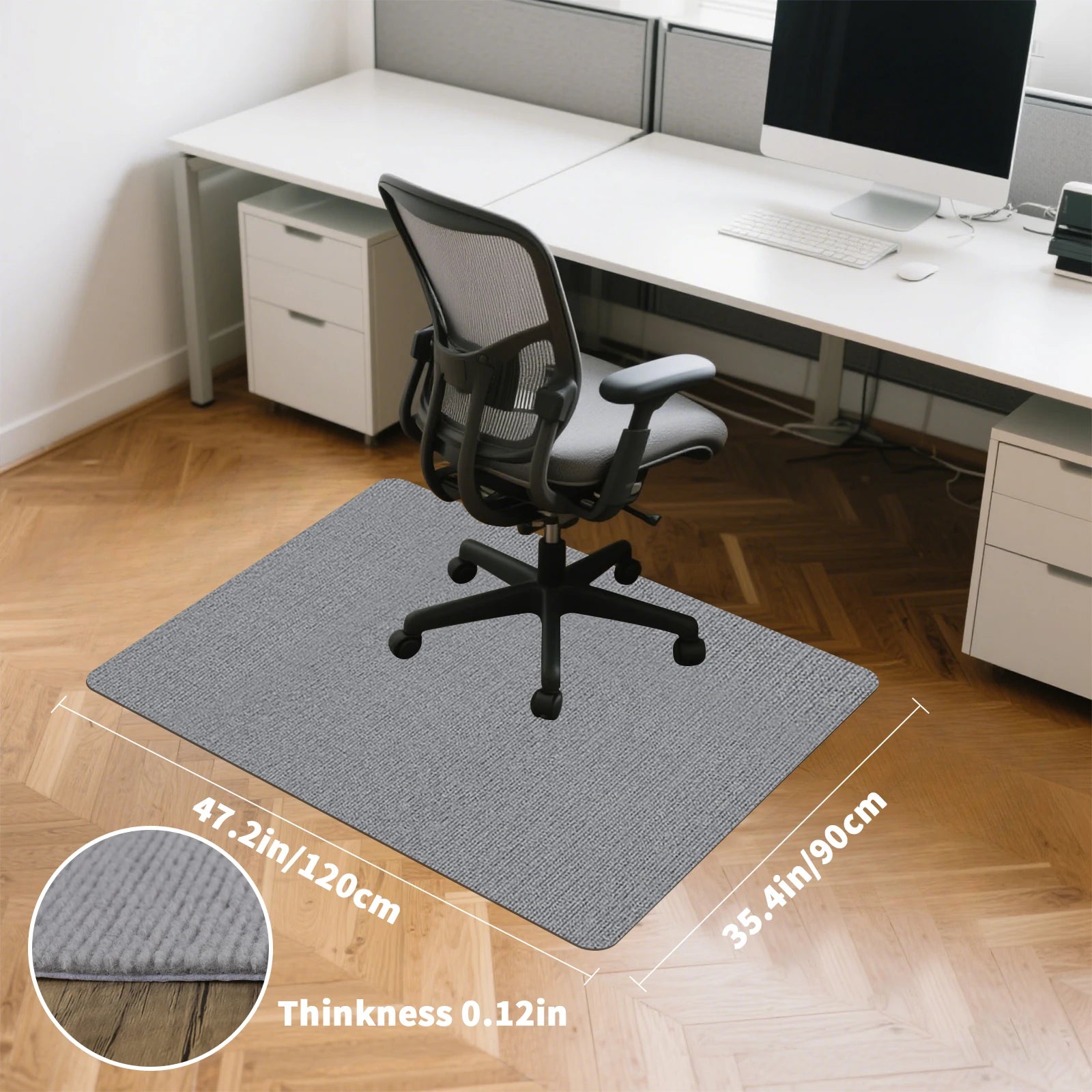 90x120cm Office Rolling Chair Mat Computer Gaming Chair Mat Colors Bedroom Living Room Office Swivel Chair Carpet Peaceful Pleasures Health and Wellness
