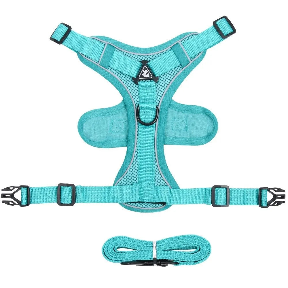 Reflective Vest Cat Harness & Leash Set – Escape Proof