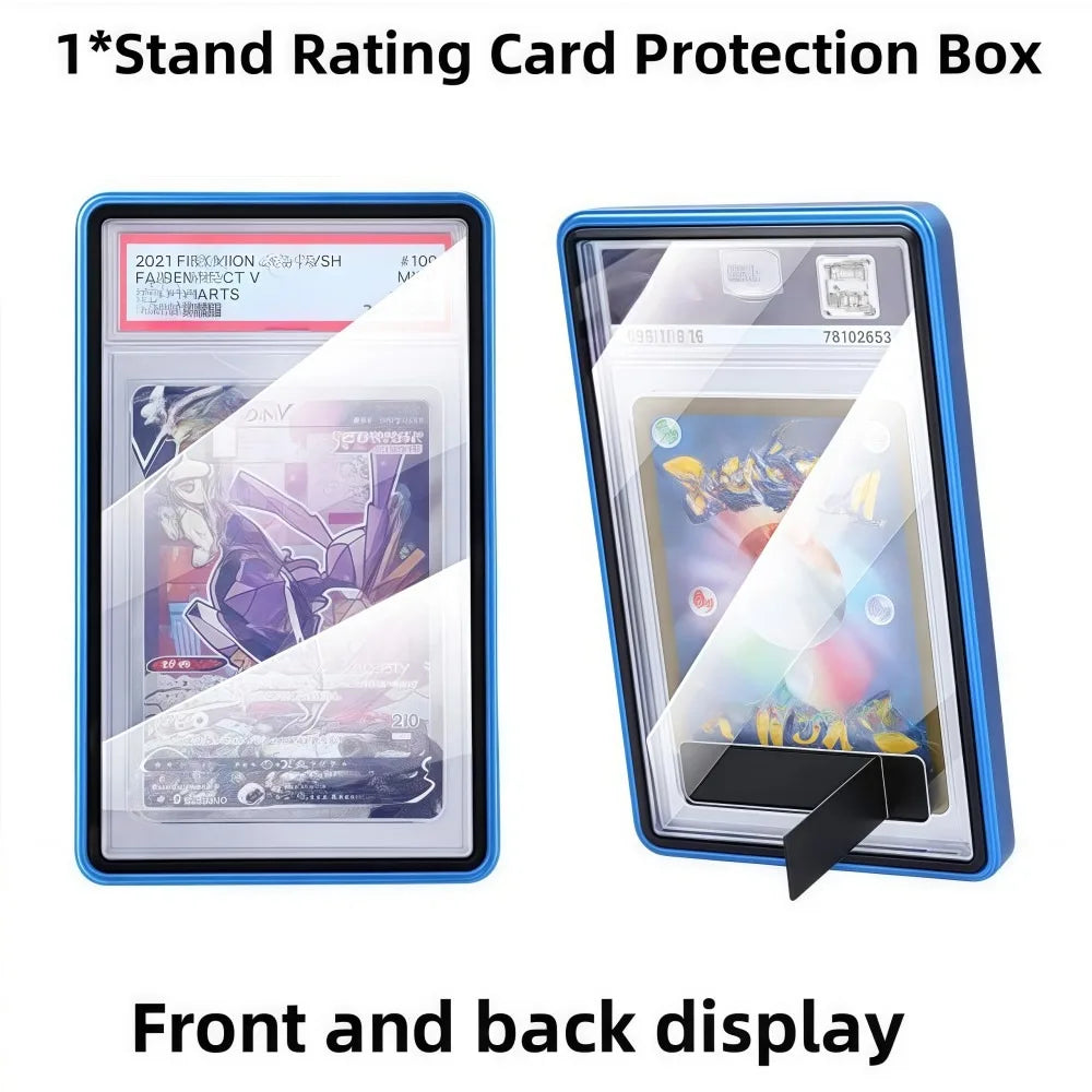 PSA/CGC Graded Card Case | Magnetic UV Glass Display Stand