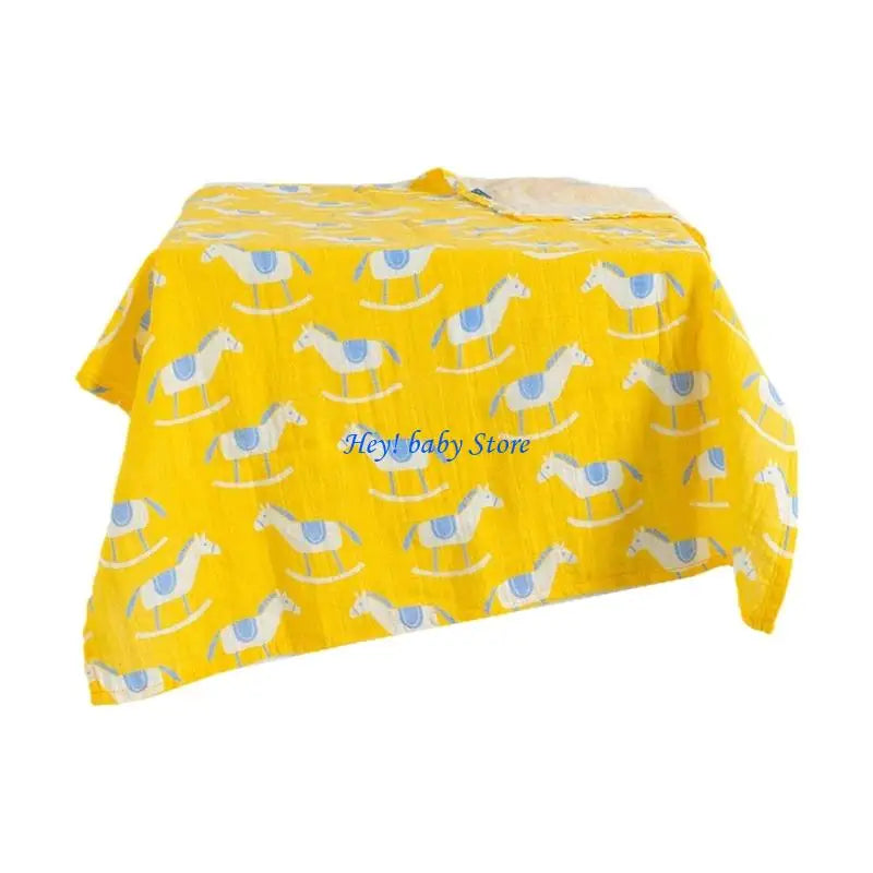 Cotton Baby Bandana Bib – Soft Absorbent Drool Cloth 60x60cm