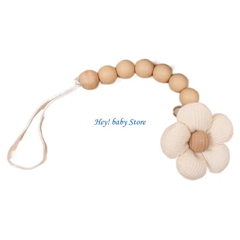 Baby Pacifier Clip Chain Strap Teether Toy | 0–12 Months