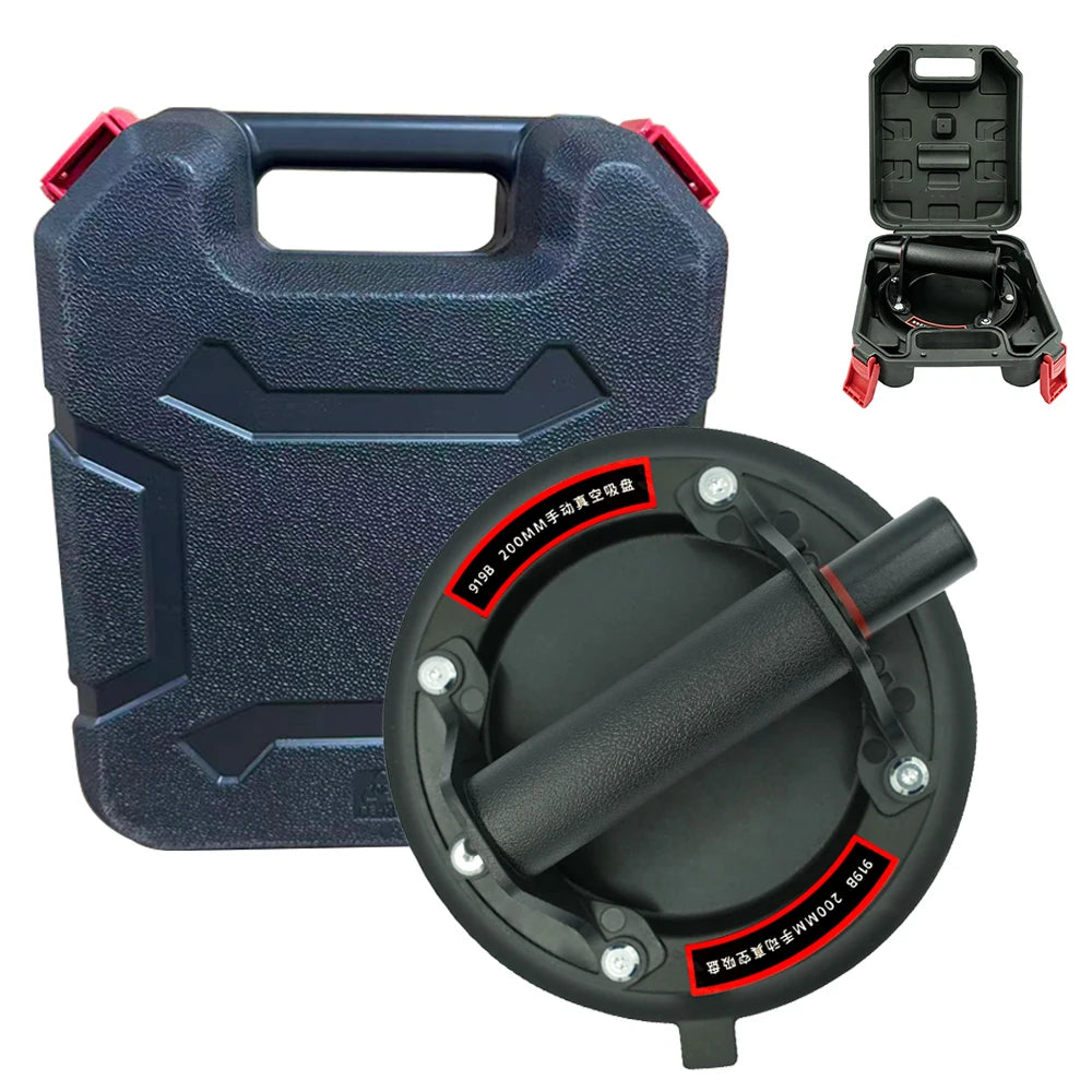 Heavy Duty 8" Vacuum Suction Cup Hand Air Pump Thickened Rubber for Glass Marble Tile Handling Peaceful Pleasures Health and Wellness