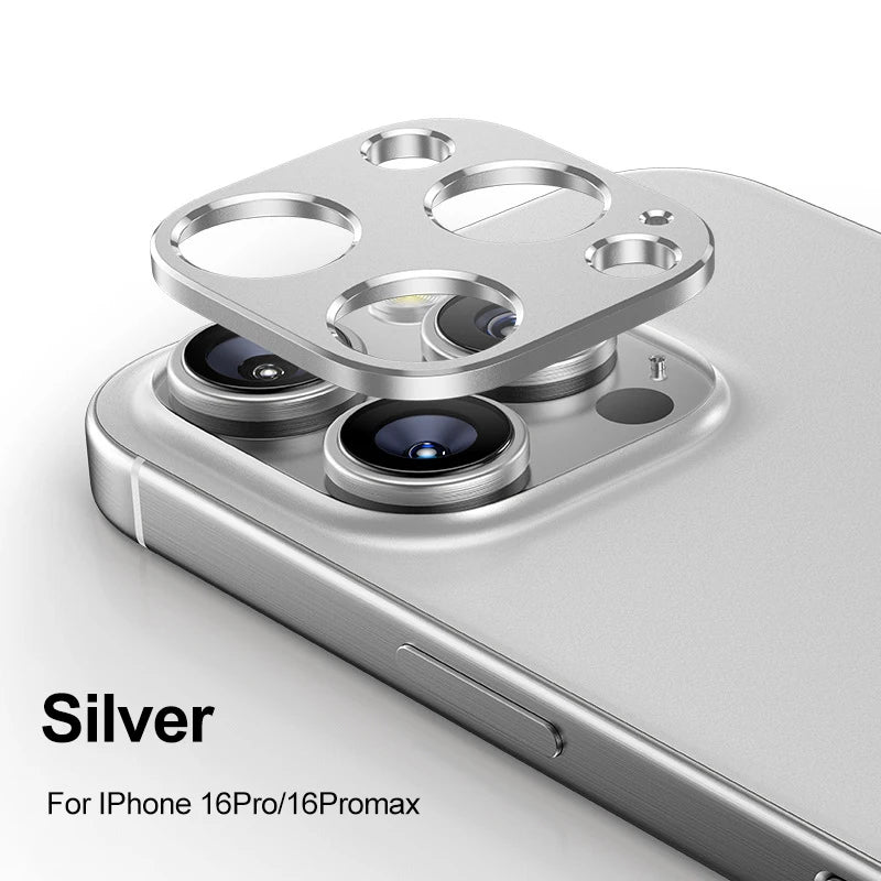 camera lens protector for iphone 16 pro camera protective film for iPhone camera circles for iphone 16 camera protection lens Peaceful Pleasures Health and Wellness Silver for i16Pro