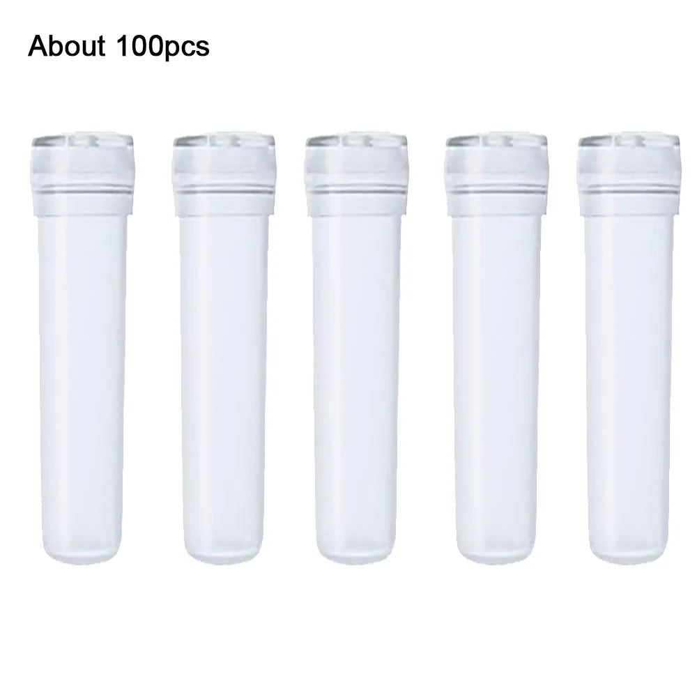 PVC Flower Fresh-keeping Tube Transparent Portable Plant Nutrition Tube 4cm/7cm Water Storage Container Floral Packing Supplies Peaceful Pleasures Health and Wellness Transparent L