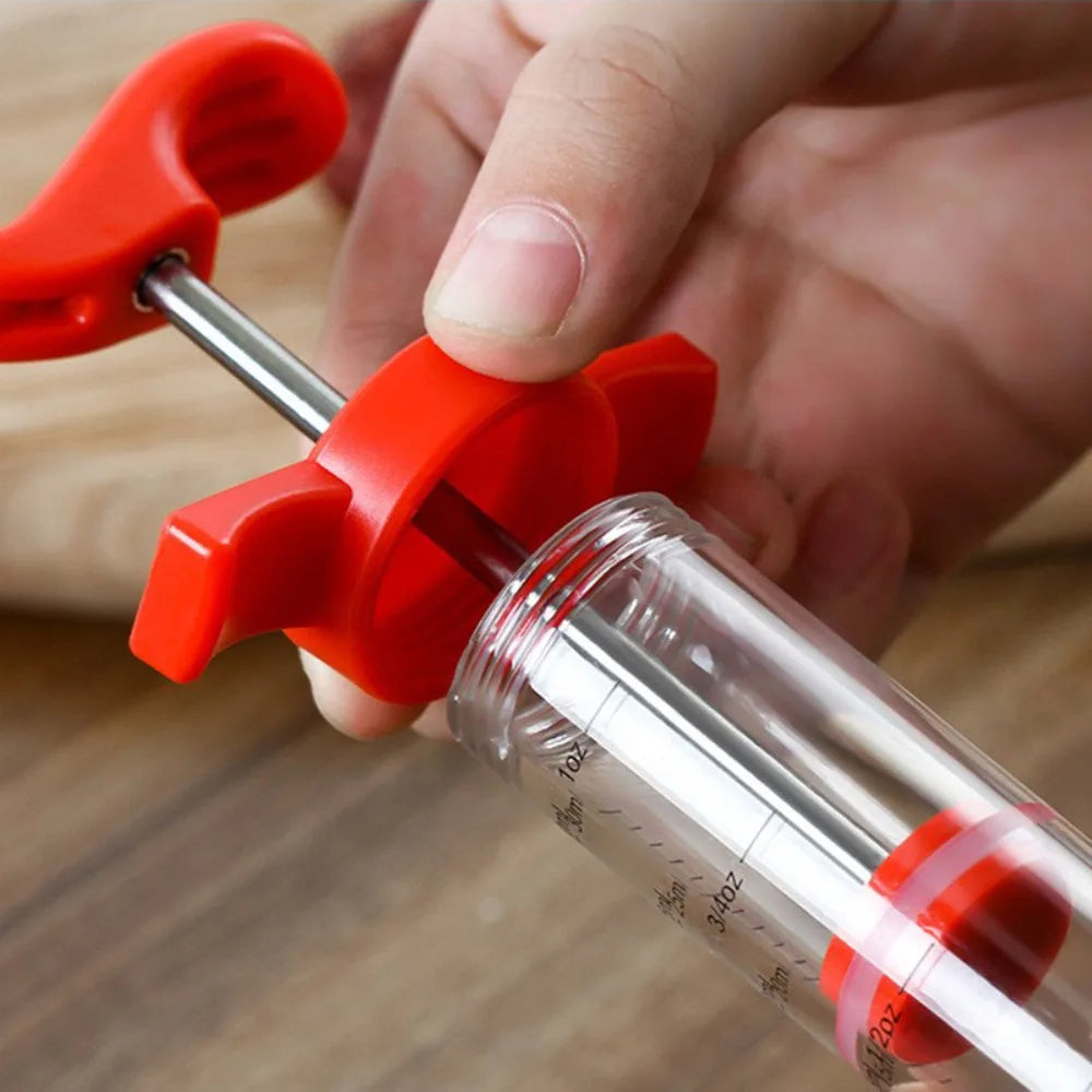 BBQ Meat Injector Kit | 30ml with 3 Stainless Steel Needles