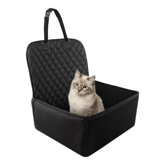 Waterproof Dog Booster Car Seat with Storage Pockets Dog Booster Car Seat Peaceful Pleasures Health and Wellness