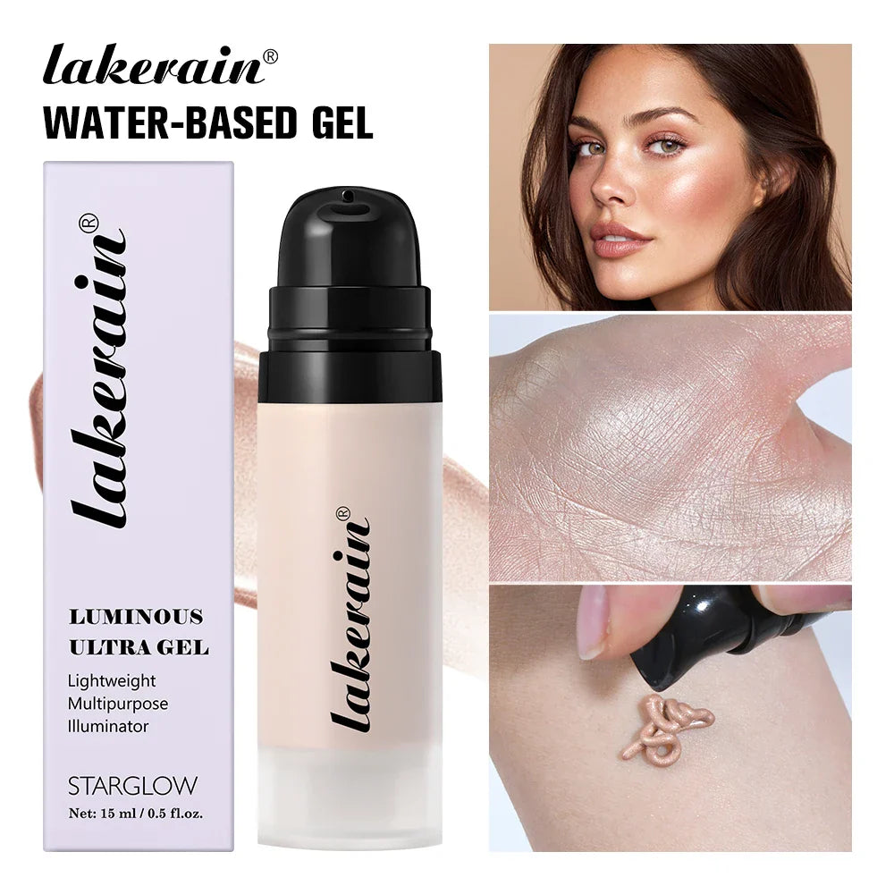 Lakerain Glowy Gel Highlighter & Illuminating Face Primer 15ml
