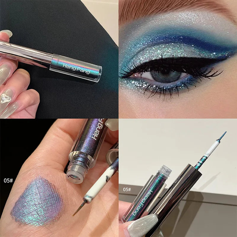 Metallic Chameleon Liquid Eyeliner – Waterproof, Long-Lasting