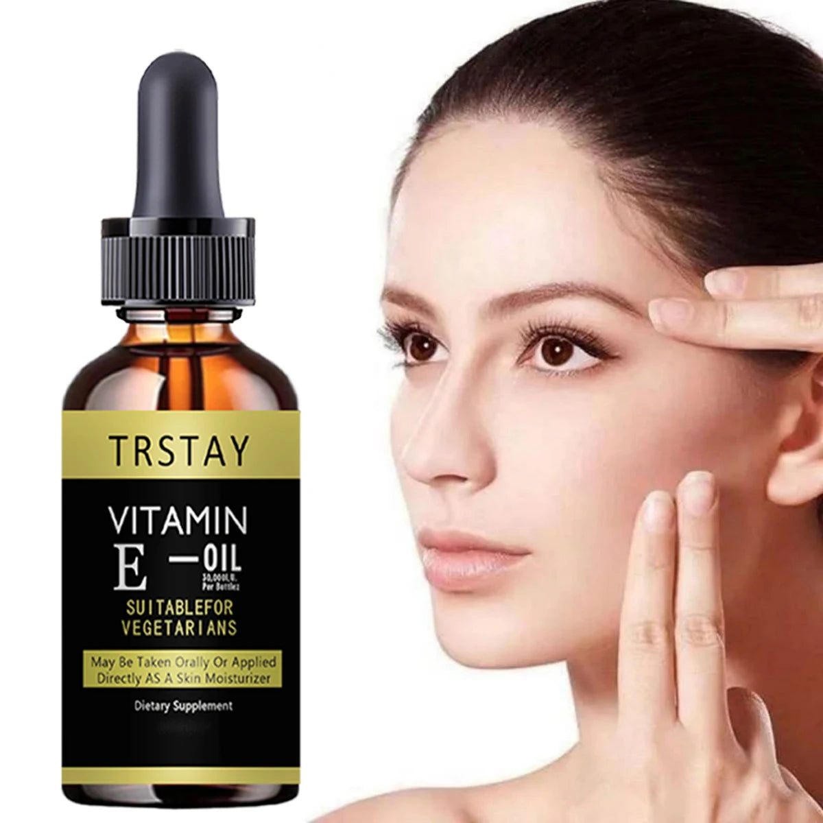 Vitamin E Face Essence Moisturizing Whitening Firming Anti-wrinkle Skin Care Prettycowry Women Facial Care Essential Oil Peaceful Pleasures Health and Wellness