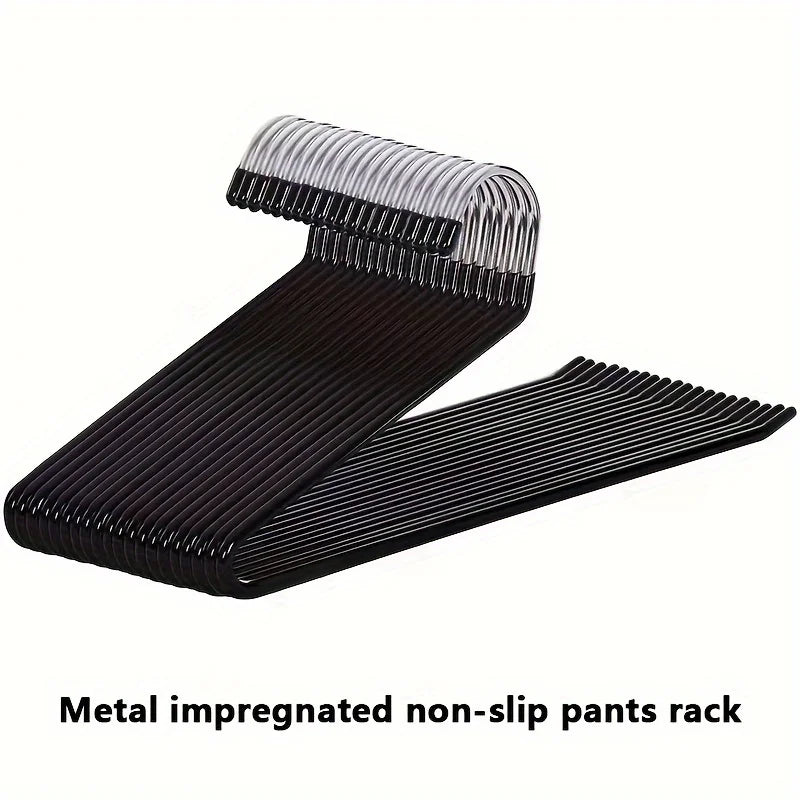 10pcs Space-saving Goose Z-shaped Pants Hanger Durable Metal Material Multi-functional Pant Storage Household Supplies Peaceful Pleasures Health and Wellness