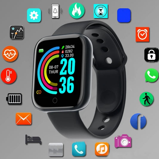 Smart Watch Fitness Tracker – Bluetooth, Heart Rate & Music Fitness Smart Watch Peaceful Pleasures Health and Wellness