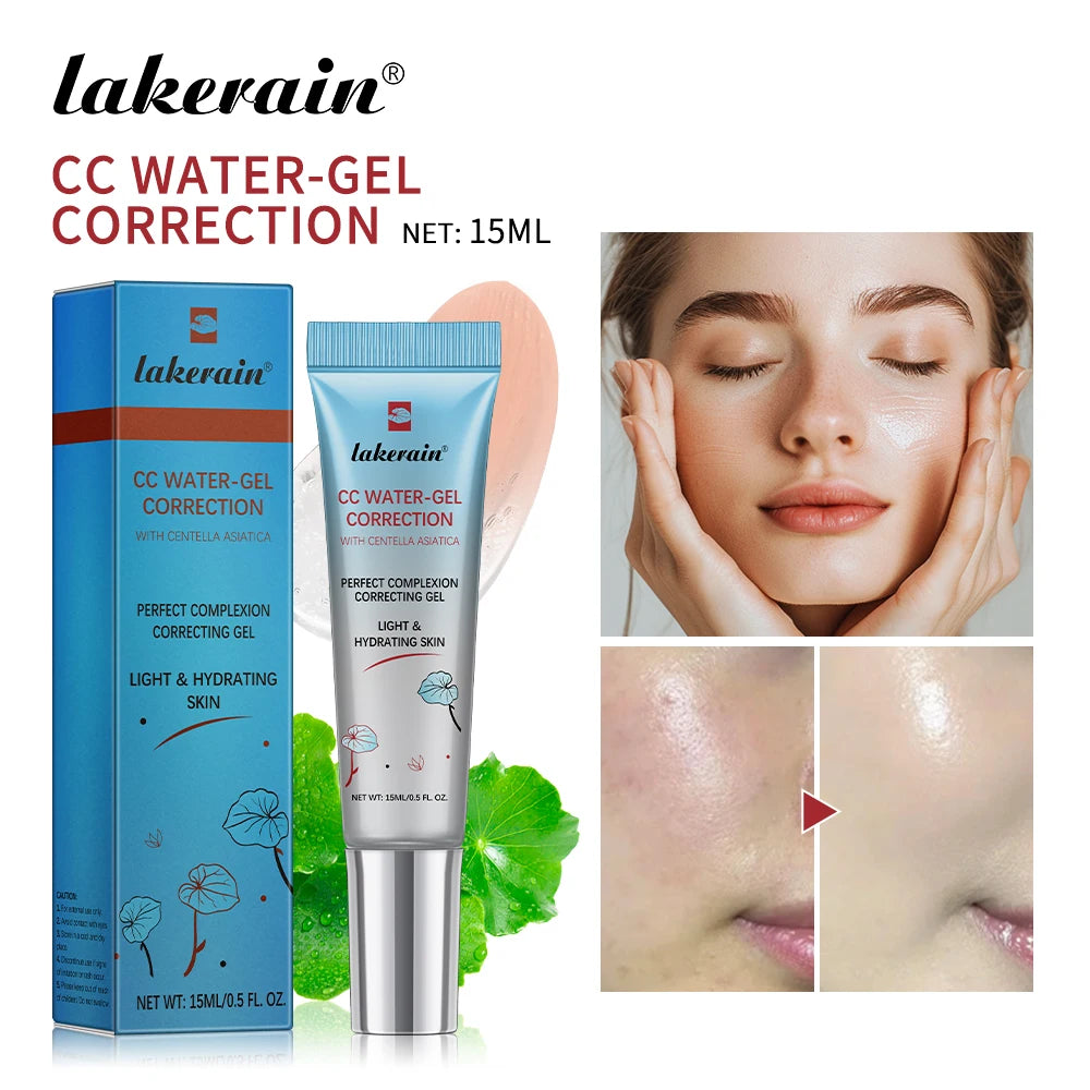 Moisturizing Correcting CC Cream Waterproof Anti-sweat Makeup Before Concealer Lasting Women Makeup Protect Skin erborian Make Peaceful Pleasures Health and Wellness 15ml3