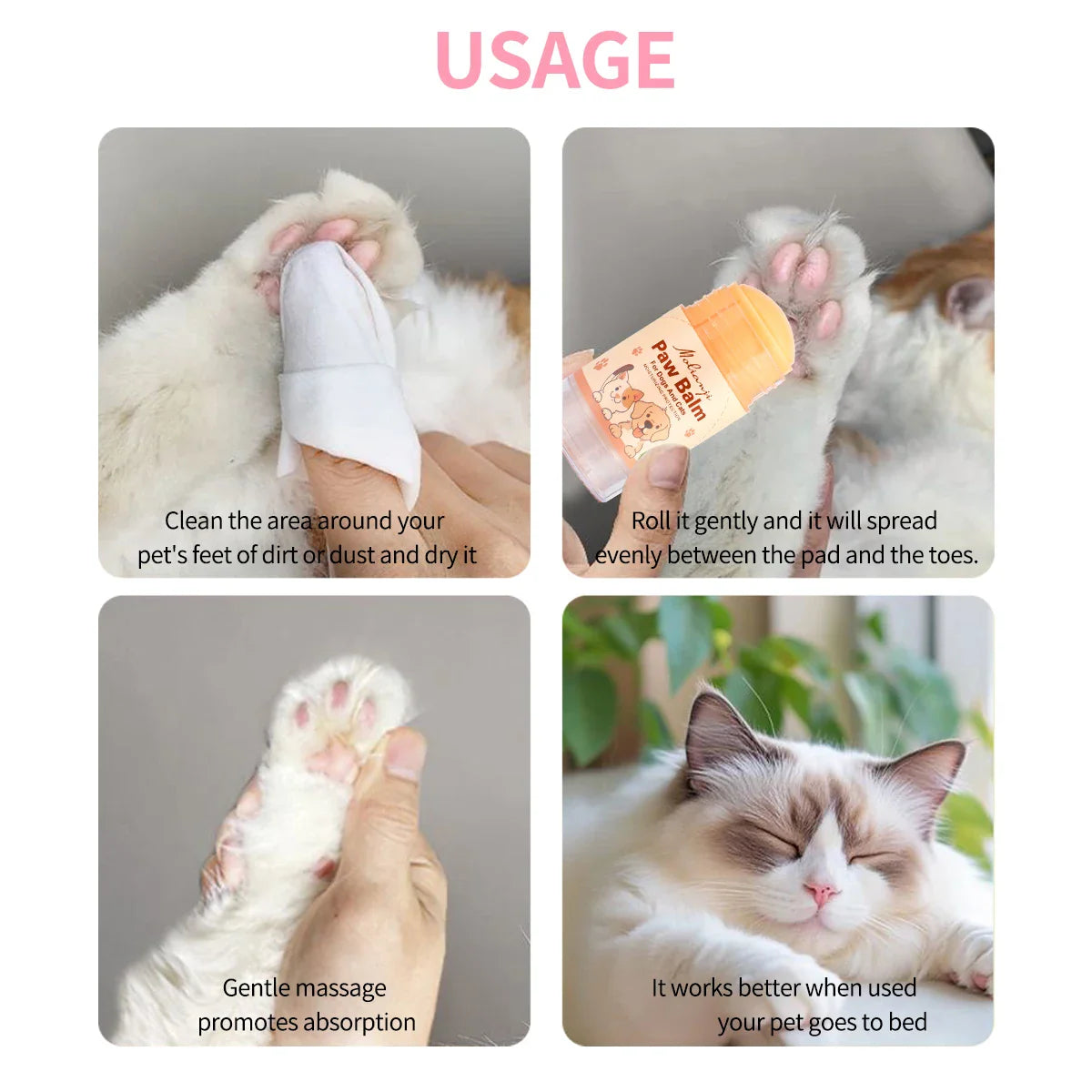 Pet Paw & Nose Moisturizing Cream – Anti-Crack for Dogs & Cats