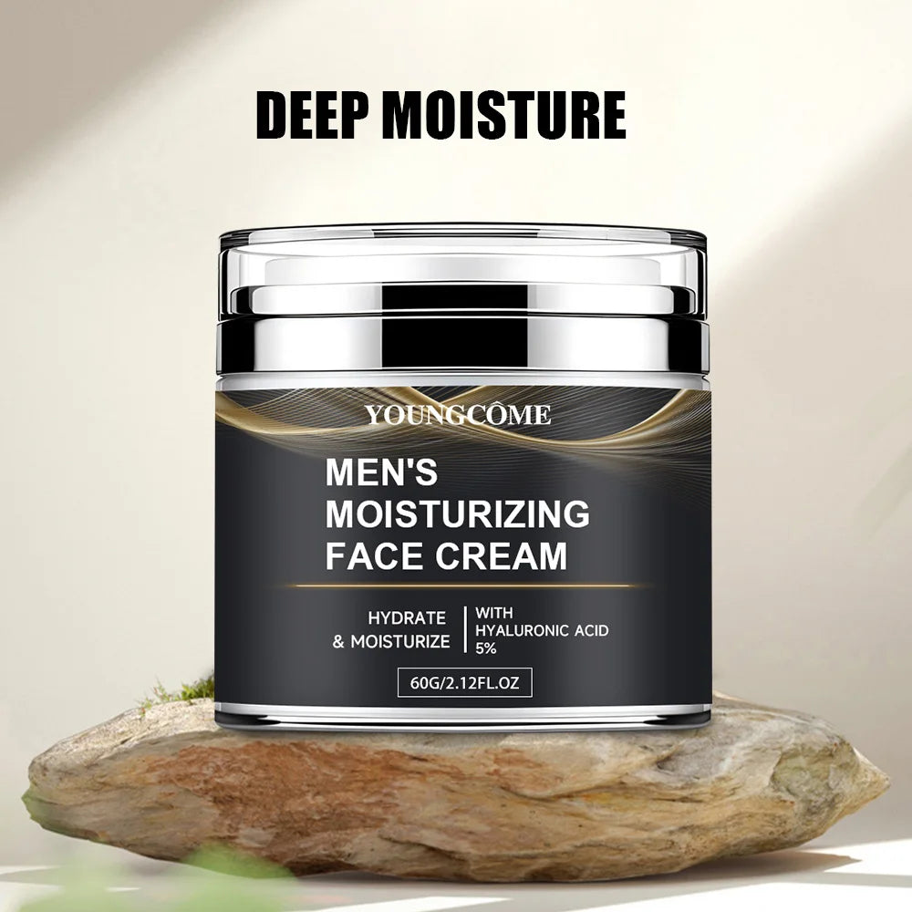 YOUNGCOME Men's Collagen Cream with Retinol & Vitamins Men's Face Cream Peaceful Pleasures Health and Wellness