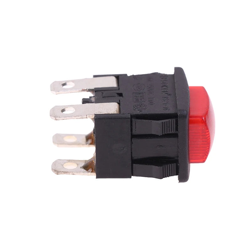 PS21-16 4-Pin 16A Self-Locking Rocker Switch with Light Rocker Switch Peaceful Pleasures Health and Wellness