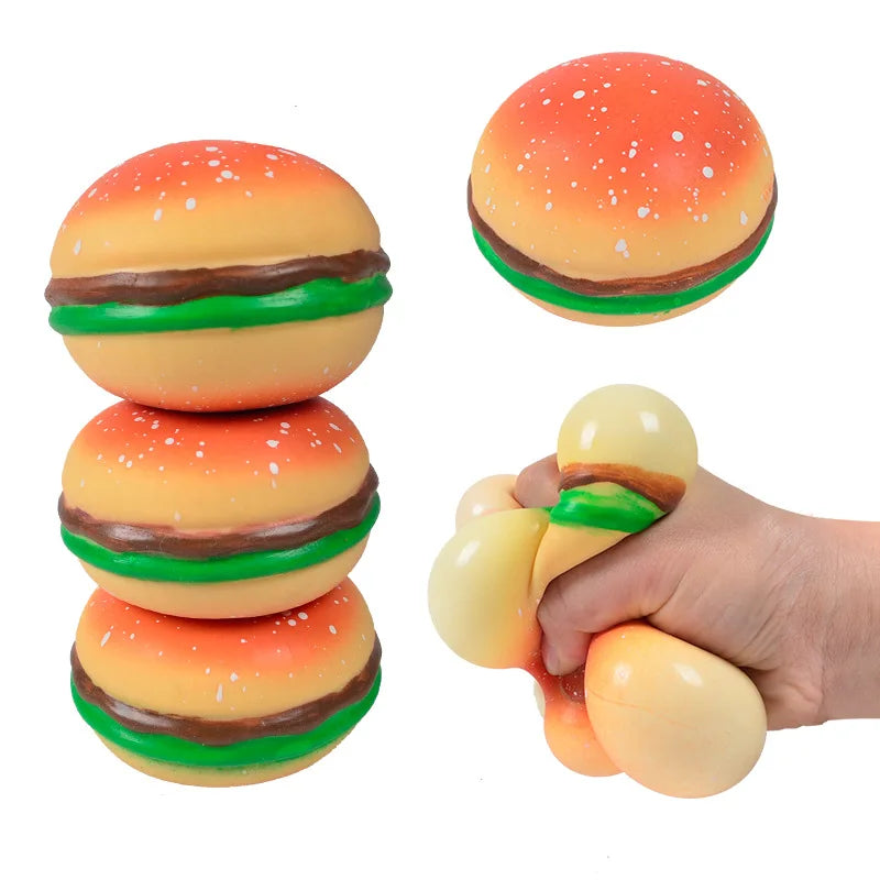 TPR Stress Relief Squishy Toy | Food Squeeze Slow Rebound Gift