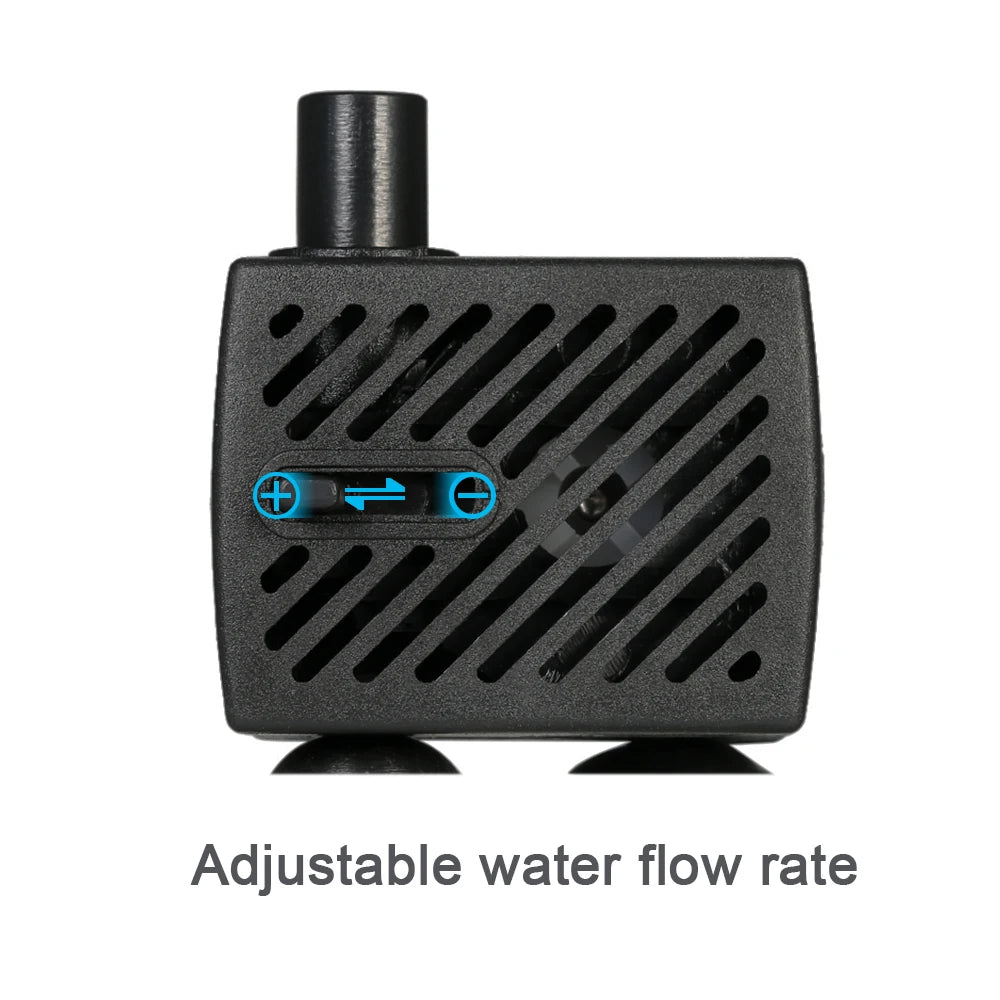 180L/H 2.5W Submersible Water Pump for Aquarium Tabletop Fountains Pond Water Gardens and Hydroponic Systems AC220-240V Peaceful Pleasures Health and Wellness