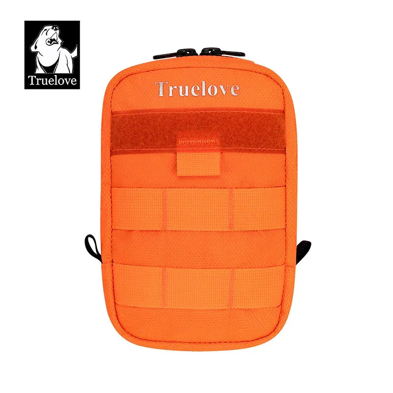 Truelove Oxford Fabric Dog Harness Saddle Bag for Hiking | TLB3012 Peaceful Pleasures Health and Wellness Vibrant Orange