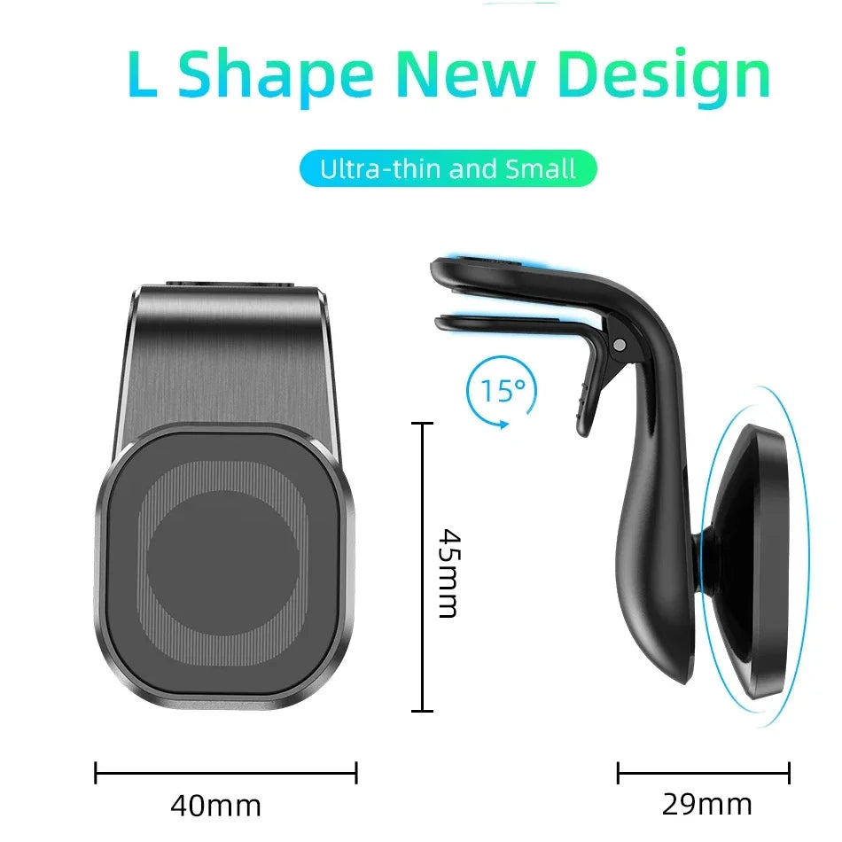 Magnetic Car Phone Holder Air Vent Clip Mount 360 Rotation Support for Cell Phones Xiaomi iPhone 14 Samsung Phone Holder in Car Peaceful Pleasures Health and Wellness