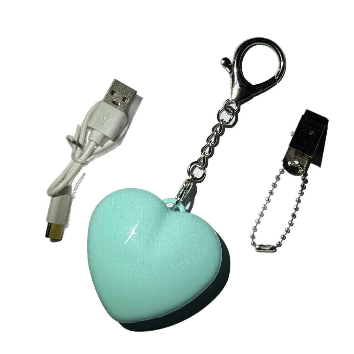 Glow Heart Light Rechargeable Purse Light Touch-Sensitive Heart Cloud Shaped LED Bag Lamp Women USB Charging Compact Wallet Ligh Peaceful Pleasures Health and Wellness Blue -1pc