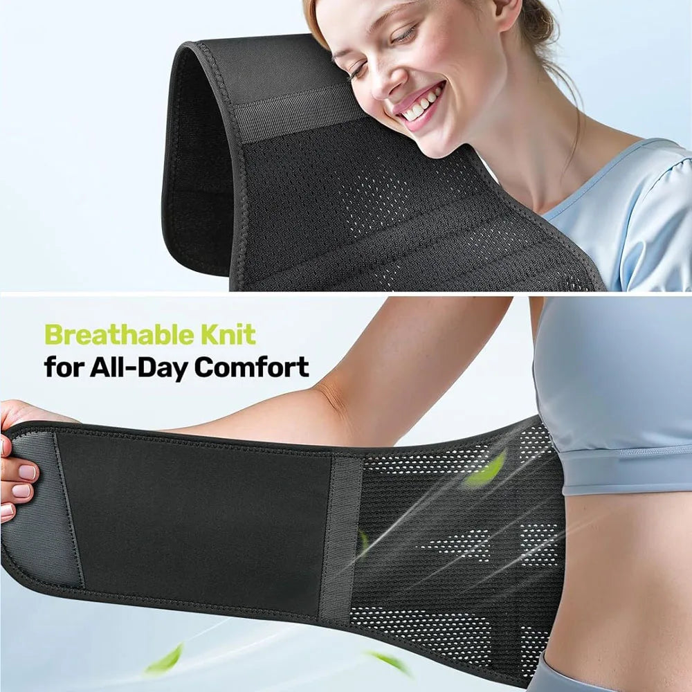 Back Brace for Lower Back Pain Relief, Breathable Waist Brace Adjustable Lumbar Support for Herniated Disc, Sciatica, Scoliosis Peaceful Pleasures Health and Wellness