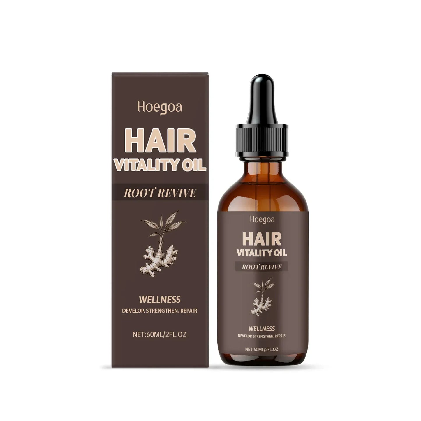 Argan Oil Hair Serum for Damaged Hair – Frizz Control & Shine Peaceful Pleasures Health and Wellness 1pcs