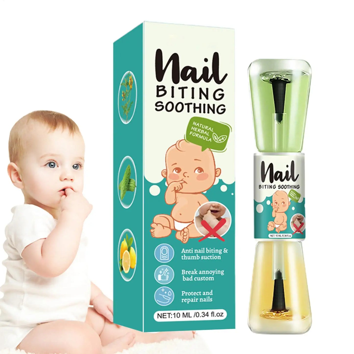 Bitter Nail Water No-Bite Treatment – Non-Toxic, 10ml