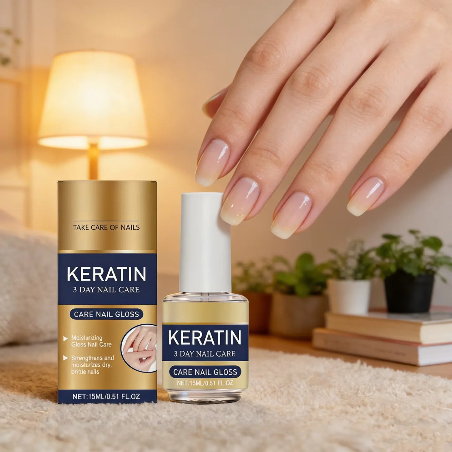 Cuticle Oil – Vitamin E & Argan Oil for Nail Growth, 15ml
